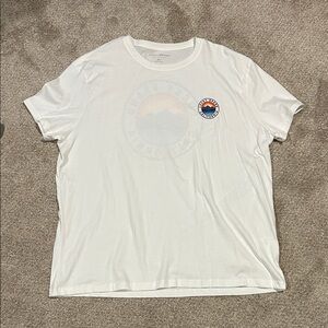 Lucky Brand White Graphic Tee